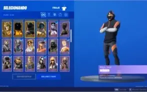 CONTA DE FORTNITE SEASON 3 COM 83 SKINS E IKONIK