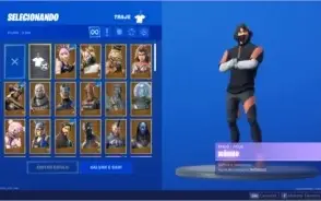 CONTA DE FORTNITE SEASON 3 COM 83 SKINS E IKONIK