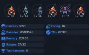 [ Mundo Blue ] Otpokemon - Lv 625 + / 46 Outfits / 67 Tm