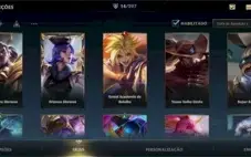 CONTA WILD RIFT ESMERALDA III COM MAESTRIA 7 DE EZ + SKINS