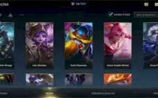 CONTA WILD RIFT ESMERALDA III COM MAESTRIA 7 DE EZ + SKINS
