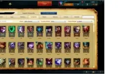 Conta League of Legends Gold 4 WW cinzento e TW Medieval