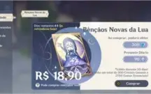 Genshin impact conta Venti+mona+fischl constelação 3+ arma5*