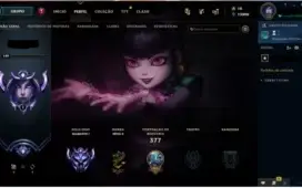 Conta lol D1, lvl 150 todos os campeões + 50 skins