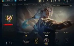 Conta Main Kayn Com Croma Odisseia (Raro)