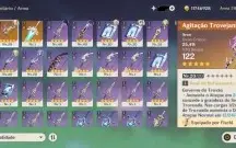 GENSHIN - RAIDEN SHOGUN+NAHIDA+KEQUING+ARCO E ESPADÃO T5