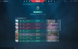 Conta Valorant Ascendent 2 bom win rate email nao confirmado