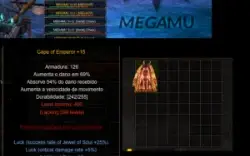Megamu= Item-DL-Cape-of-Emperor+15+Luck+option