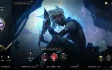 Conta mono Akali Smurf Wild Rift