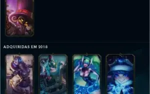 Conta unranked lv67 - 46 skins