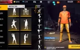 Conta Freefire + Rank Mestre + Várias skins