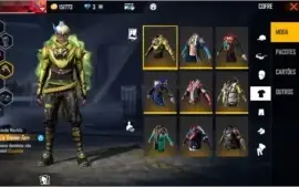 Conta Freefire + Rank Mestre + Várias skins