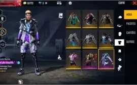 Conta Freefire + Rank Mestre + Várias skins