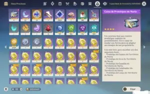 !conta com arlecchino c6+bis e ayaka,alguns 4 estrelas c6!