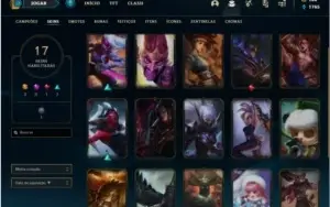 Conta de lol LvL51 Prata1 mmr gold, main zed 17 skins