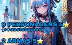 ⭐ [Conta Ar 56 - 9 Personagens + 5 Armas] ⭐ Ar 56