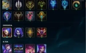 Conta de Lol Platina 3 60 skins