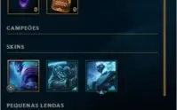 Conta de Lol Platina 3 60 skins