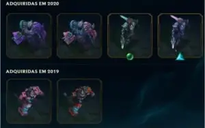 Conta de Lol Platina 3 60 skins