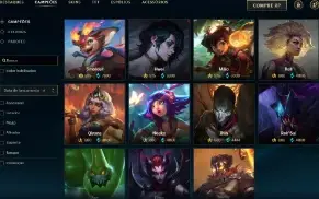 Bronze 4 com TODOS os champs e 120 Skins