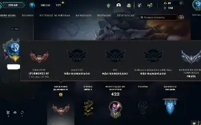 Bronze 4 com TODOS os champs e 120 Skins