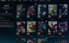 Bronze 4 com TODOS os champs e 120 Skins