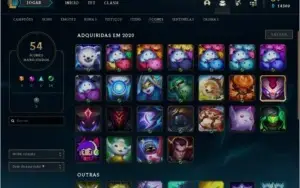 Conta Smurf Nível 38, Prata 3, 38 Champs e 15 Frag de Skin
