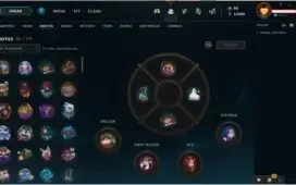 Conta LOL-340 skins -Platina-TROCO POR KAMAS-ITENS NO DOFUS