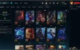 Conta LOL-340 skins -Platina-TROCO POR KAMAS-ITENS NO DOFUS