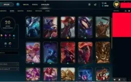 Conta lol nv 70 varias skins raras