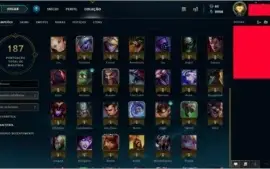 Conta lol nv 70 varias skins raras