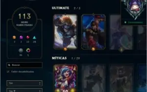 CONTA LEAGUE OF LEGENDS