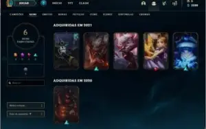 conta lol platina 4