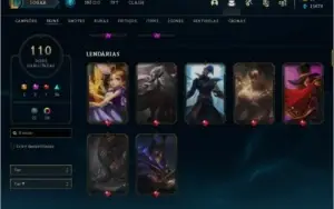 DADOS DE CRIAÇÃO COM 110 SKINS E YASUO EDIÇÃO PRESTIGIO