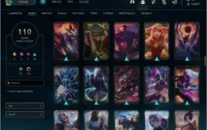 DADOS DE CRIAÇÃO COM 110 SKINS E YASUO EDIÇÃO PRESTIGIO