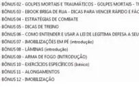 CURSO KRAV MAGA CAVEIRA + 11 BÔNUS PROMOÇÃO LIMITIADA