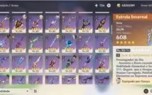 Genshin Impact/AR59/26 CHARS 5*/12 ARMAS 5*/TODOS CHARS 4*