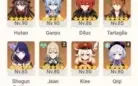 Genshin Impact/AR59/26 CHARS 5*/12 ARMAS 5*/TODOS CHARS 4*