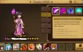 Reroll Summoners War lvl10 com Desert Queen DARK - Nephthys