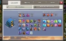 CONTA CV 12 CLASH OF CLANS  + 6 CONSTRUTORES + PASSE ATIVO