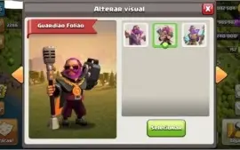 CONTA CV 12 CLASH OF CLANS  + 6 CONSTRUTORES + PASSE ATIVO