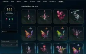 CONTA LEAGUE OF LEGENDS MT COMPLETA QUASE R$7,000 GASTOS!