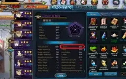 Conta Naruto online - tranca level
