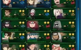 Conta Naruto online - tranca level