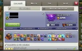 Clash of Clans CV 10 (lider do clã nv 5) + Clash Royale 10