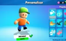 Conta stumble guys com skin especial e todos emotes