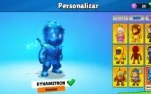 Conta stumble guys com skin especial e todos emotes