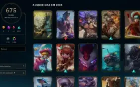 Conta Lol Mestre 675 Skins