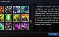 Conta platina 4 com borda de platina , Skins , Icones e Runa