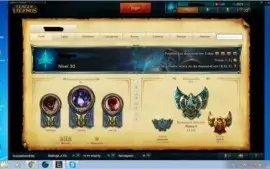 Quero vender uma conta no League Of Legends.. Platina 5